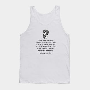 Marcus Aurelius Meditations Quote Tank Top